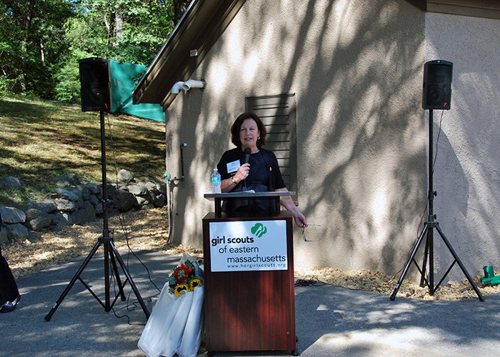 Girl Scouts thank you speech at ribbon cutting