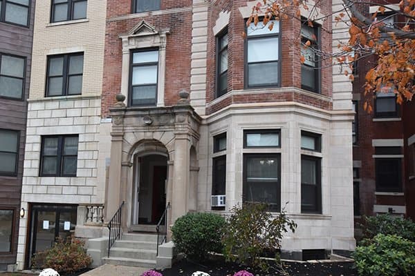 exterior of the Pine Street Inn Yearwood House in Boston, MA